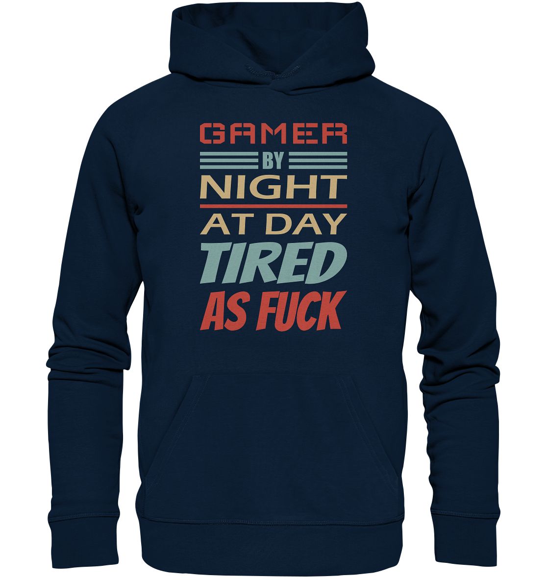 Trashball "Gamer by Night" - Organic Hoodie