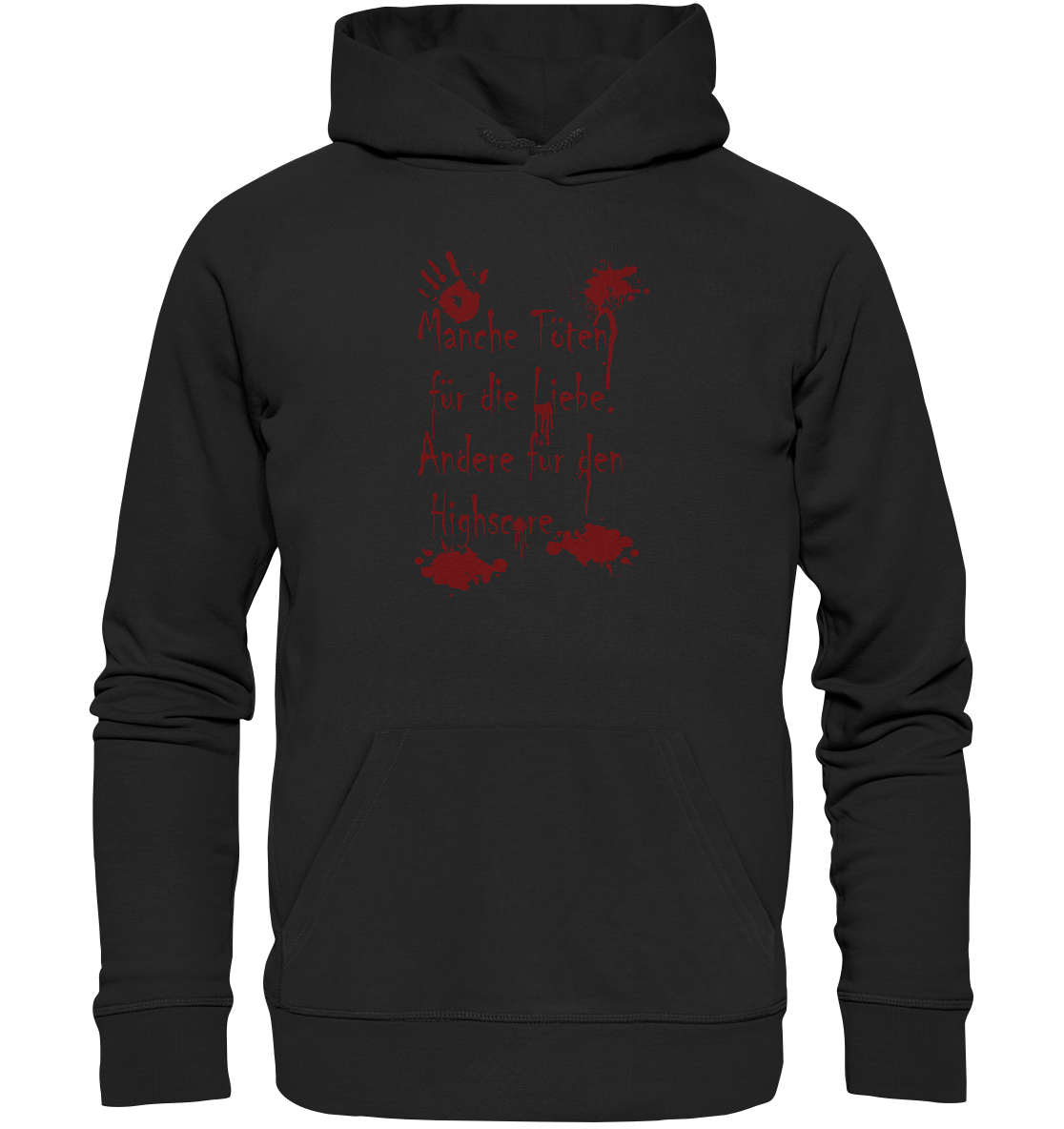 Trashball "Liebe vs. Highscore" - Organic Hoodie