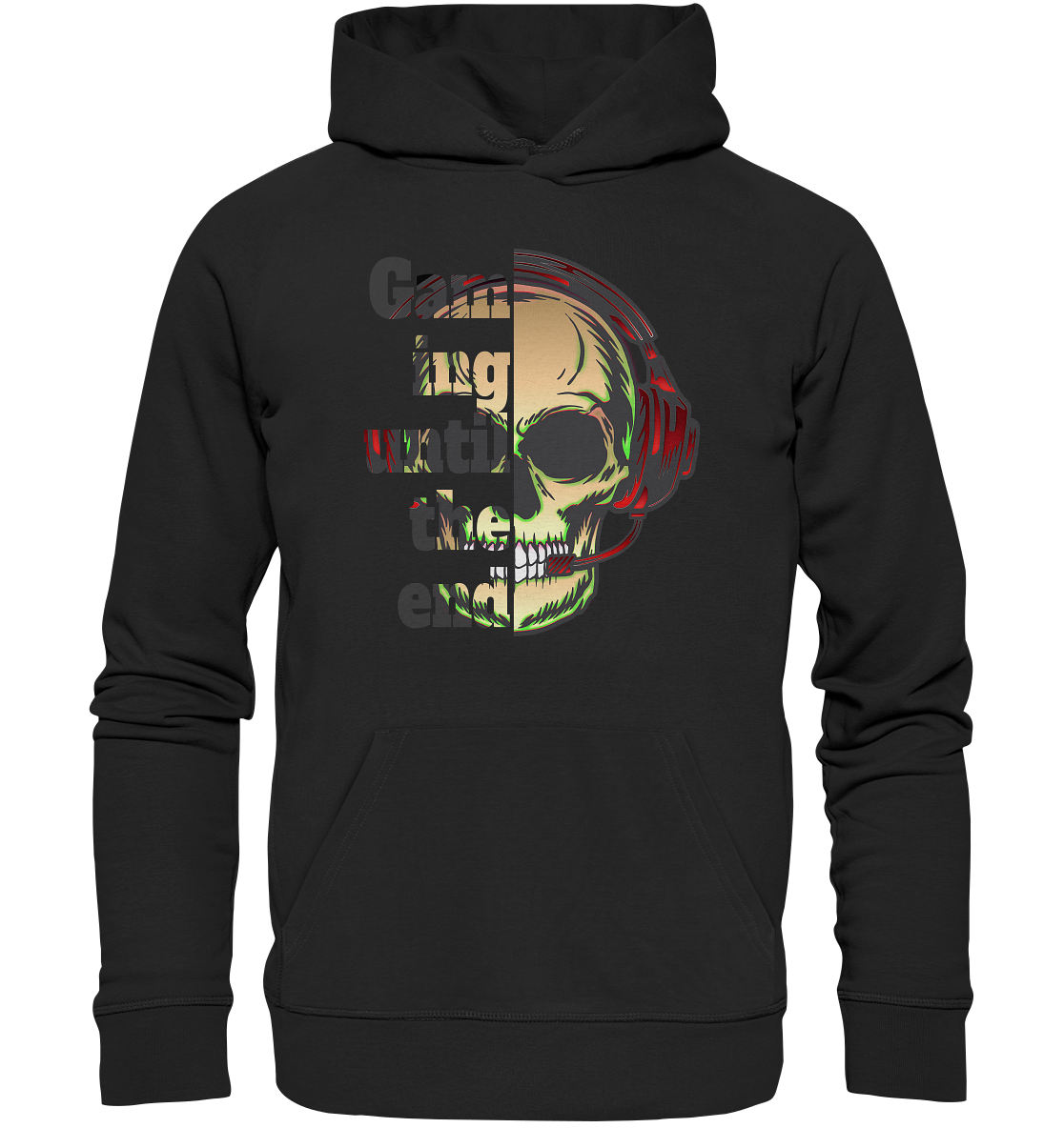 Trashball "Gaming until the end" - Organic Hoodie