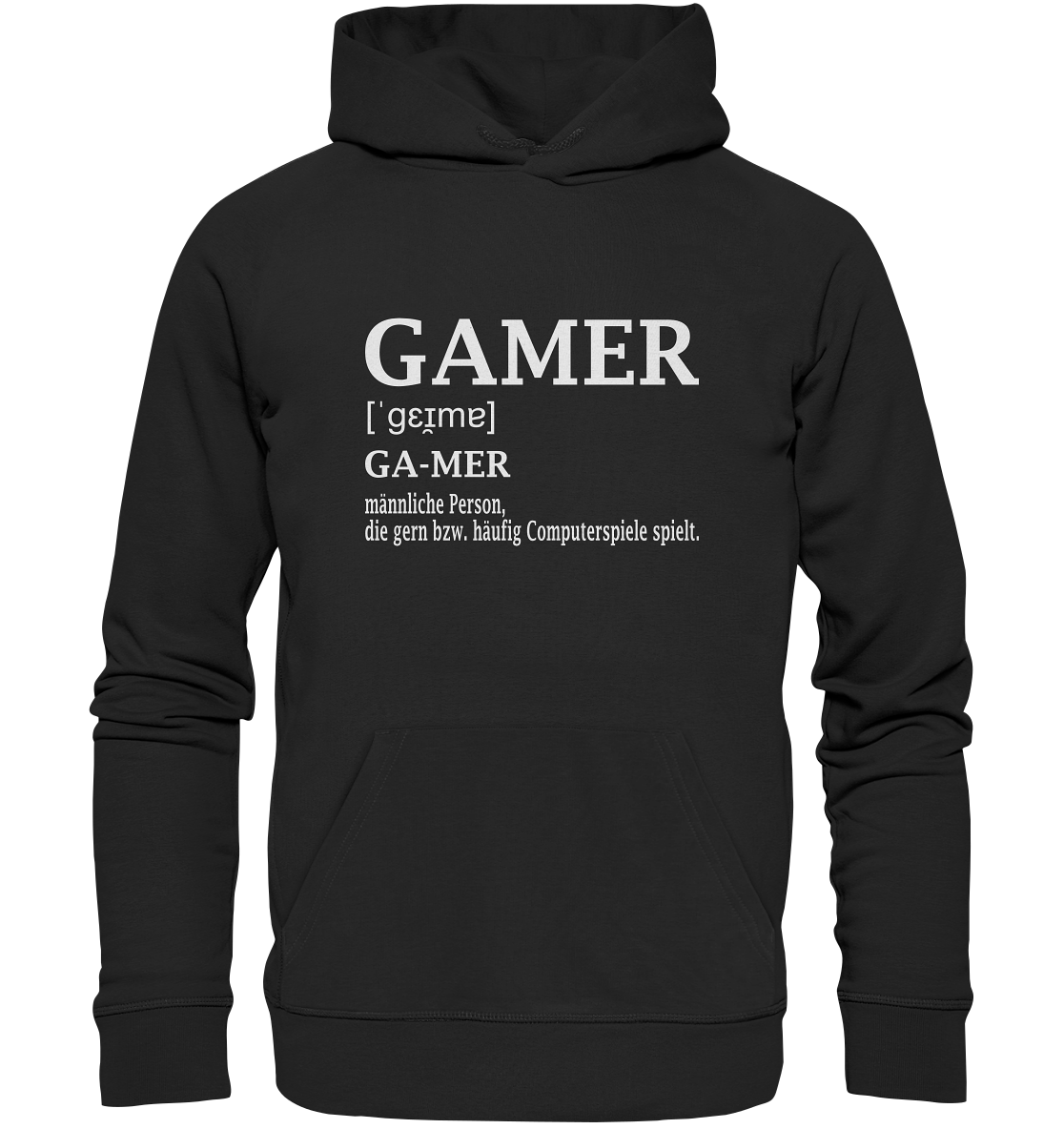 Trashball "Gamer Defintion" - Organic Hoodie