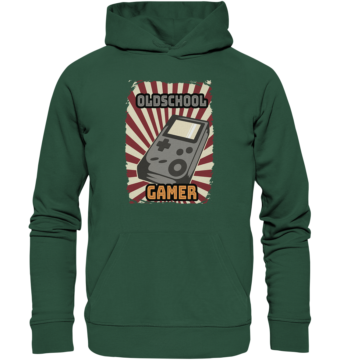 Trashball "Oldschool Gamer" - Organic Hoodie