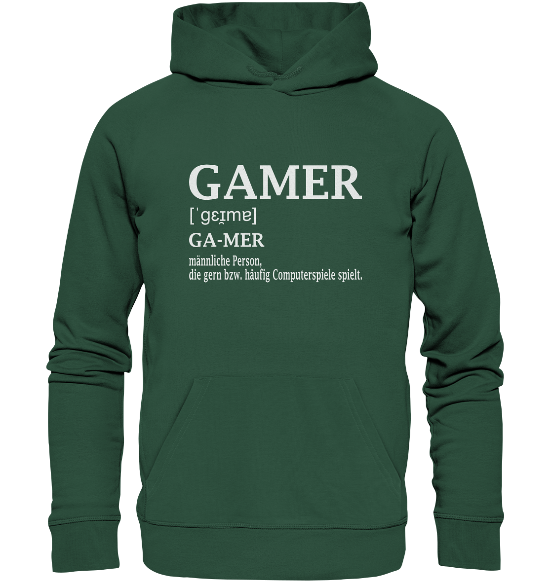 Trashball "Gamer Defintion" - Organic Hoodie