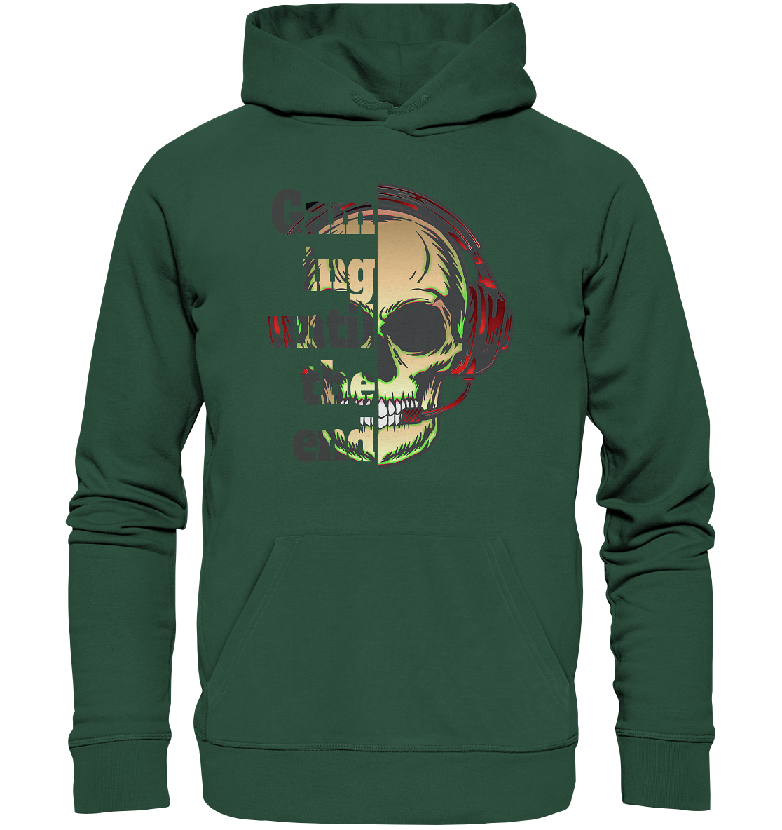 Trashball "Gaming until the end" - Organic Hoodie