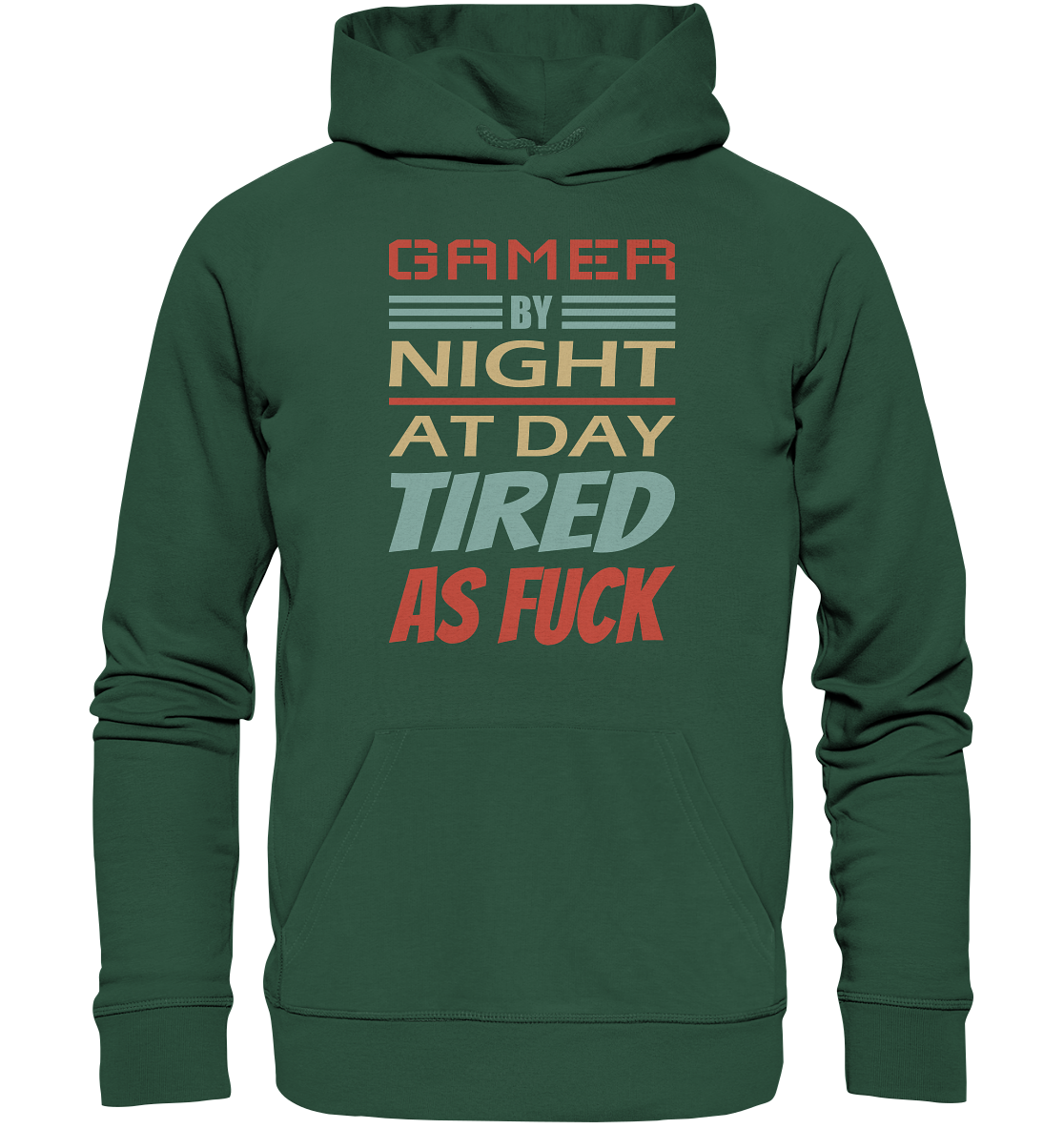 Trashball "Gamer by Night" - Organic Hoodie