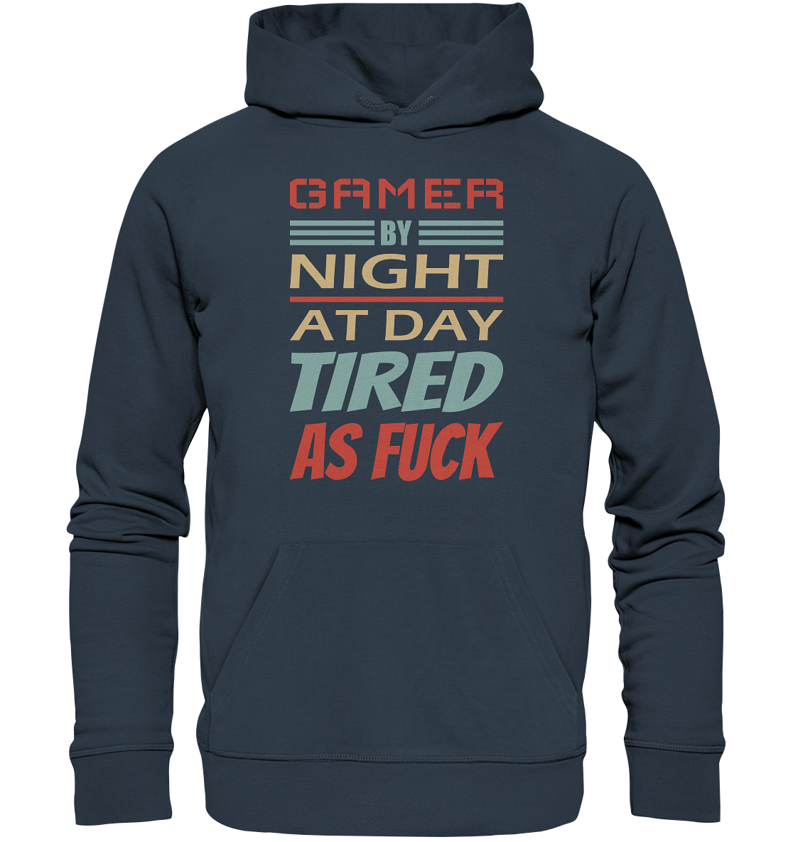 Trashball "Gamer by Night" - Organic Hoodie