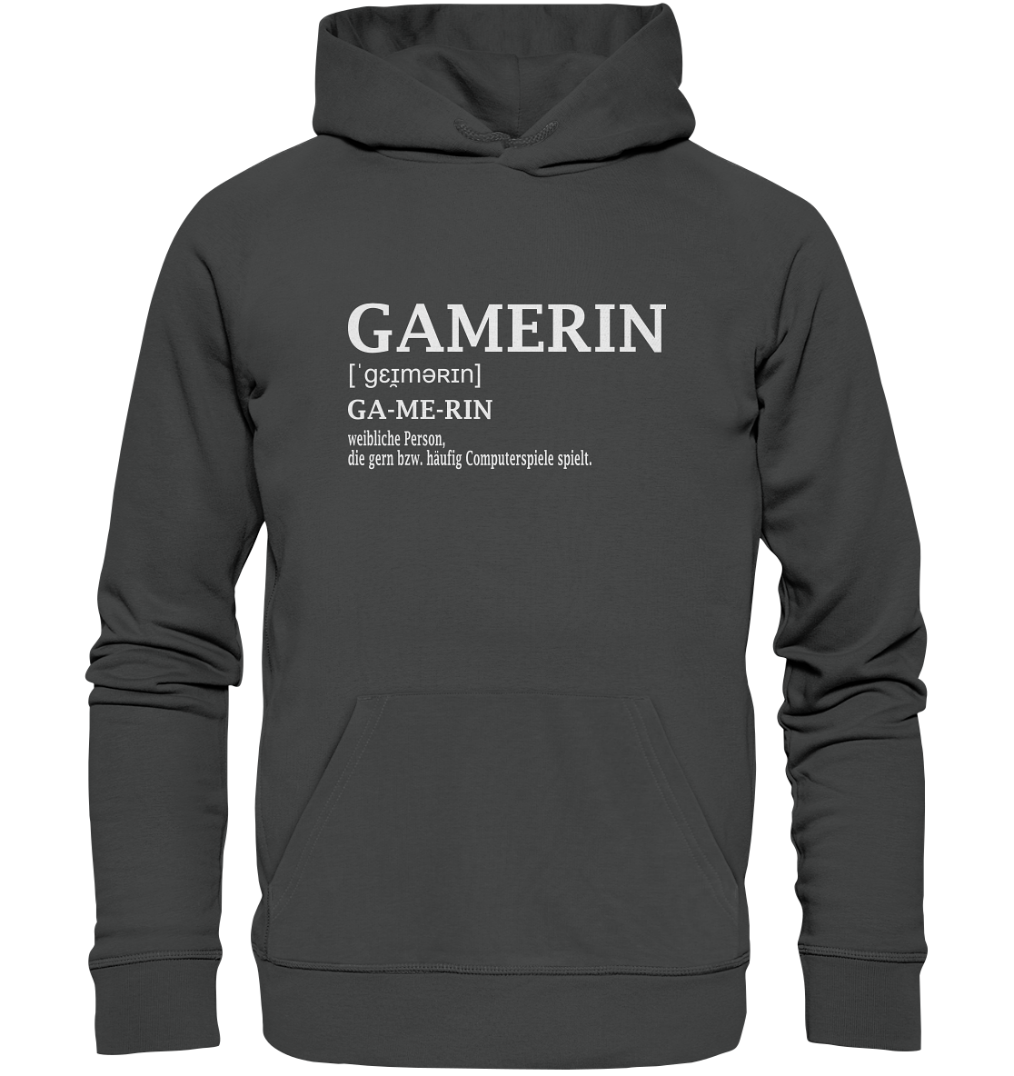 Trashball "Gamerin Defintion" - Organic Hoodie