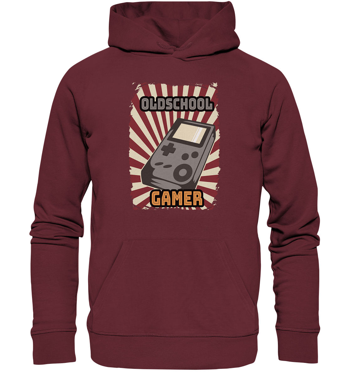 Trashball "Oldschool Gamer" - Organic Hoodie