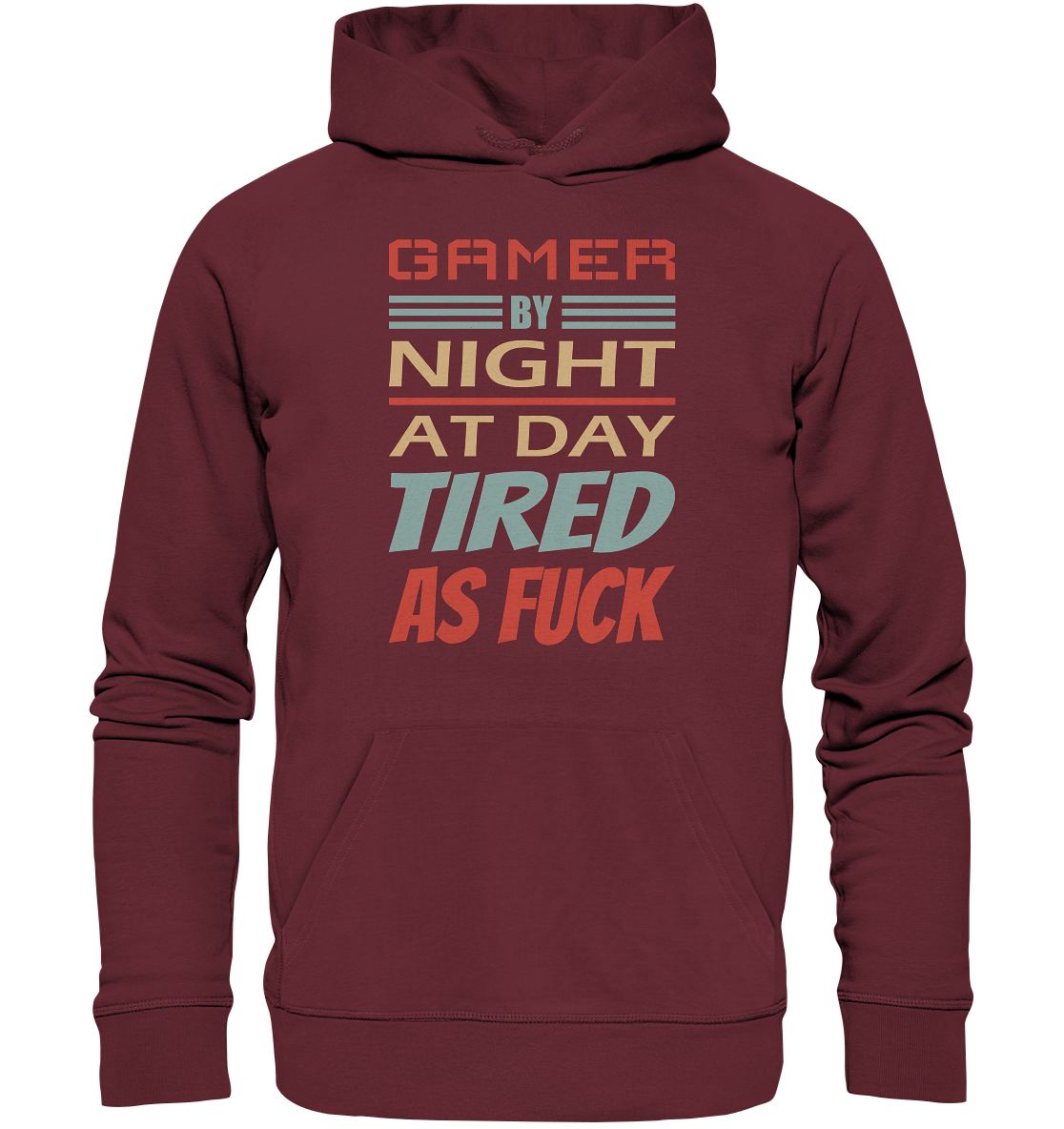 Trashball "Gamer by Night" - Organic Hoodie