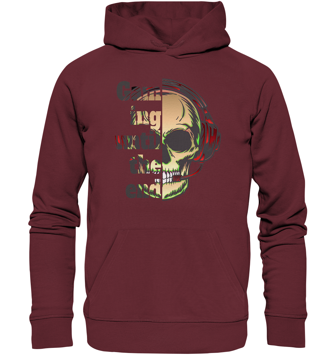 Trashball "Gaming until the end" - Organic Hoodie