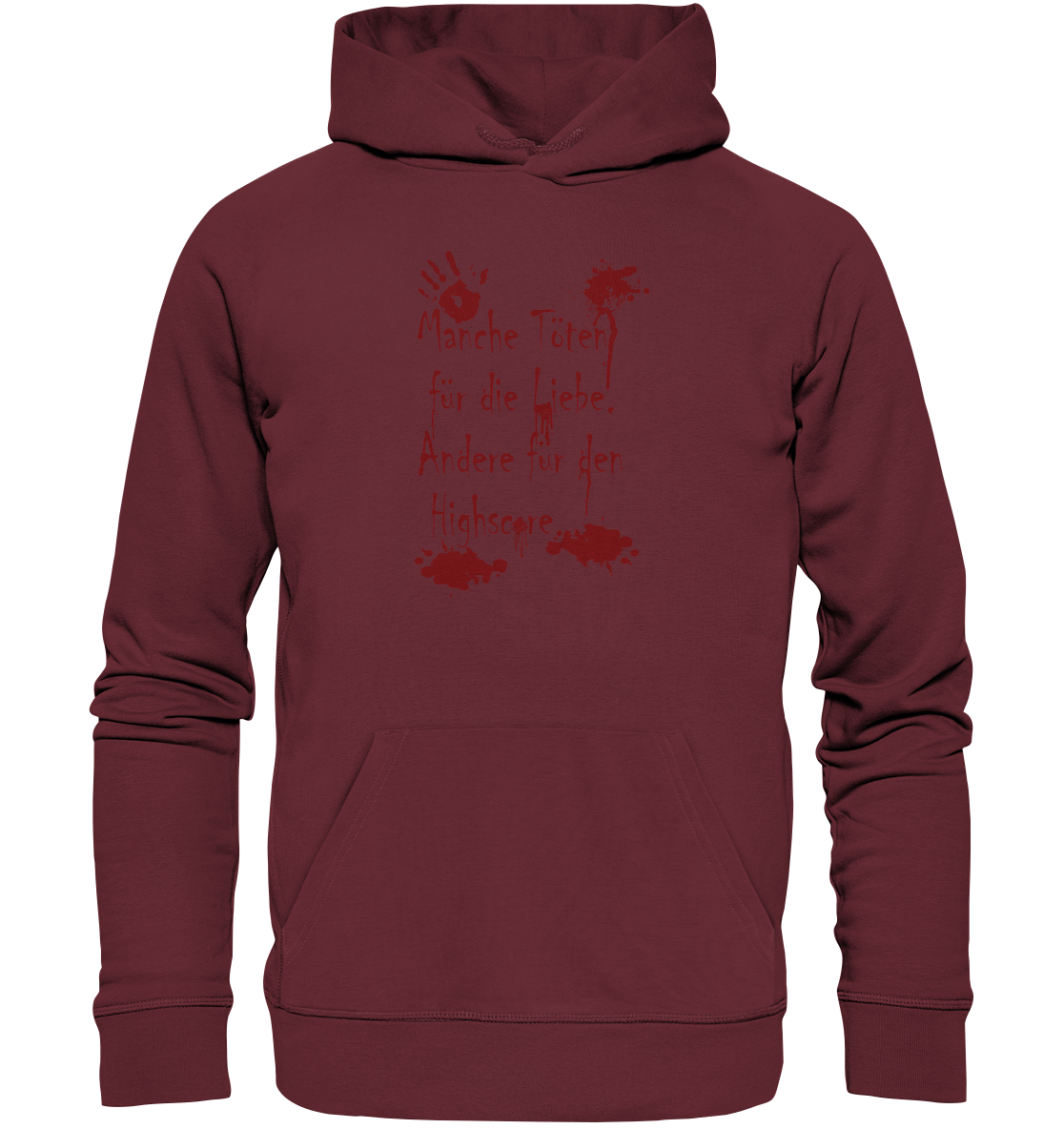 Trashball "Liebe vs. Highscore" - Organic Hoodie