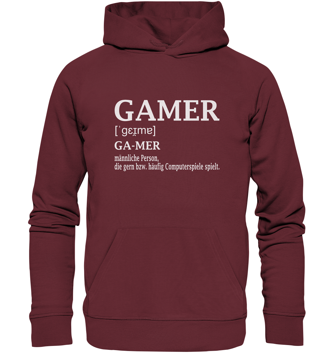 Trashball "Gamer Defintion" - Organic Hoodie