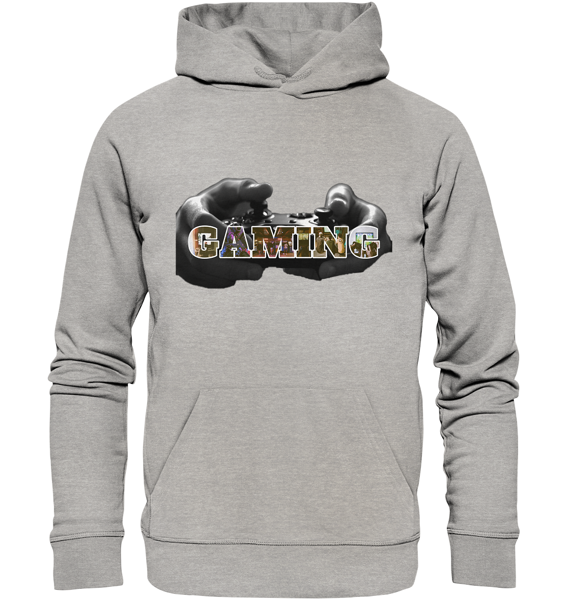 Trashball "Gaming Hands" - Organic Hoodie