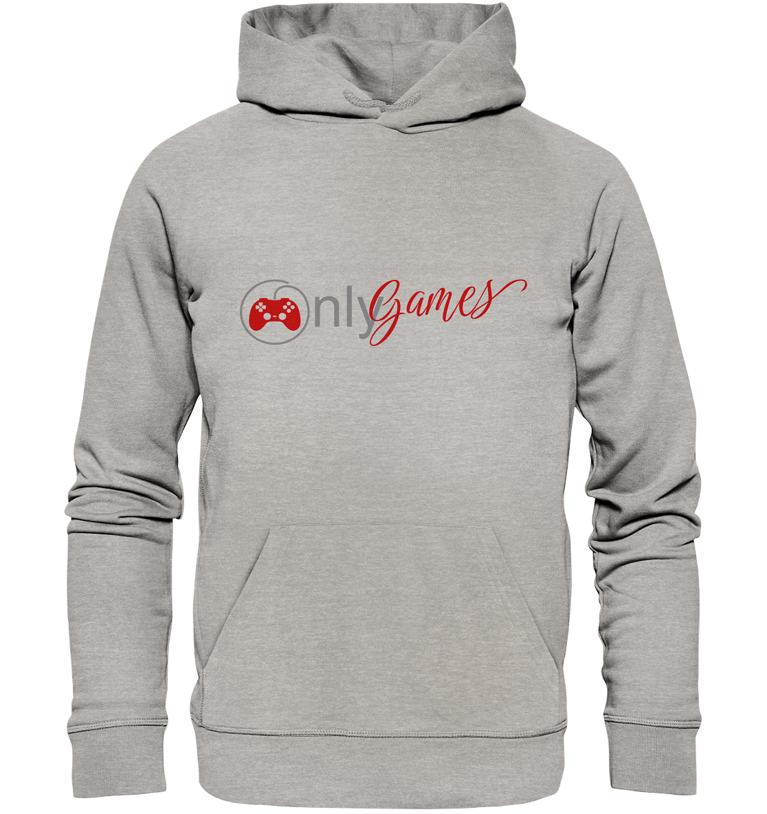 Trashball "Only Games" - Organic Hoodie