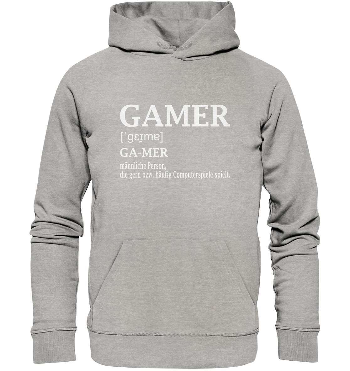 Trashball "Gamer Defintion" - Organic Hoodie