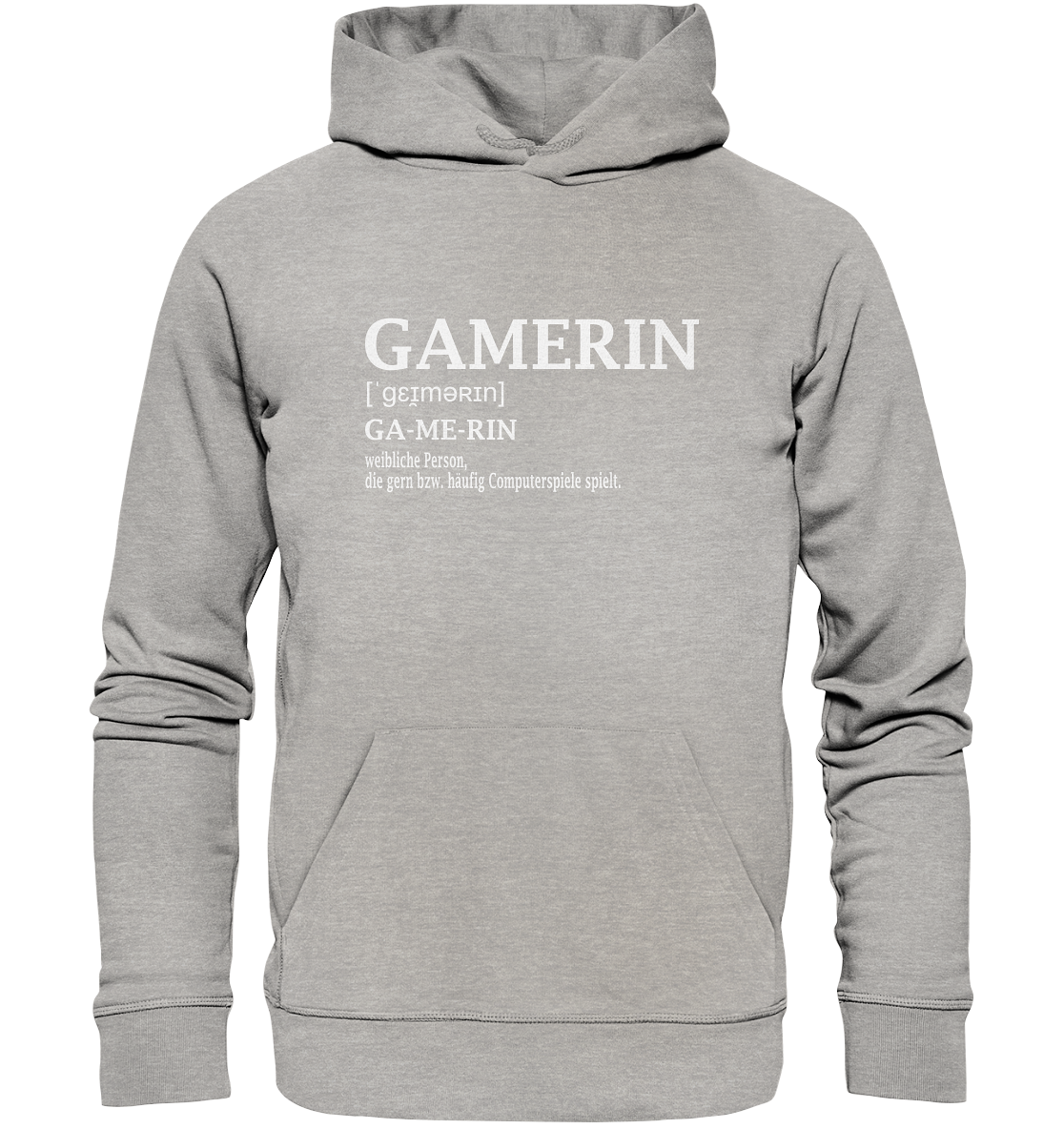 Trashball "Gamerin Defintion" - Organic Hoodie