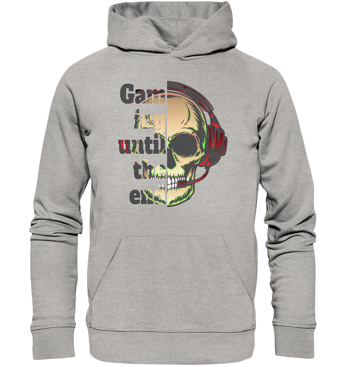 Trashball "Gaming until the end" - Organic Hoodie