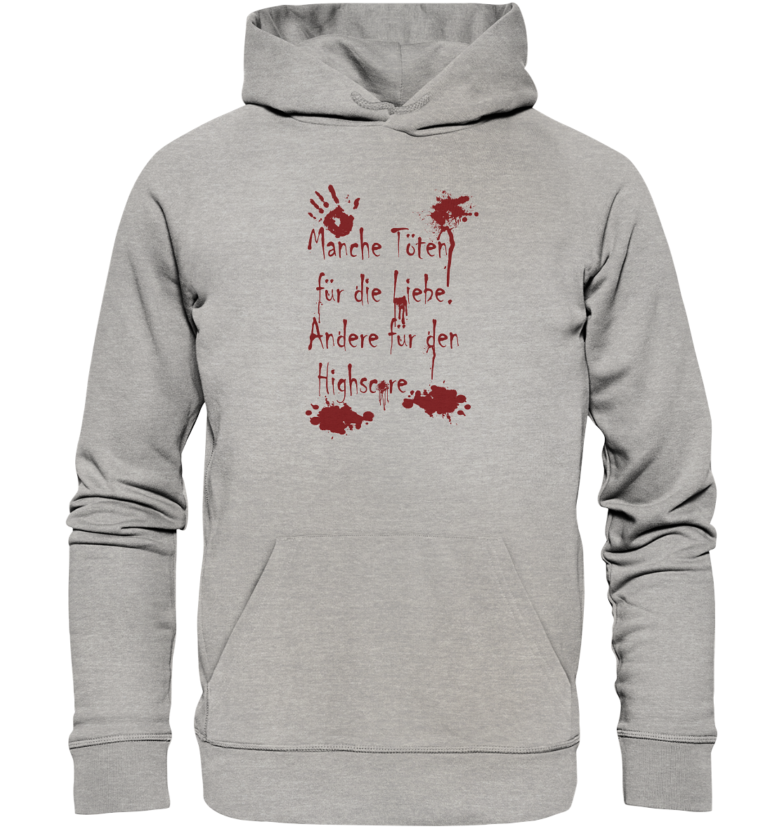 Trashball "Liebe vs. Highscore" - Organic Hoodie