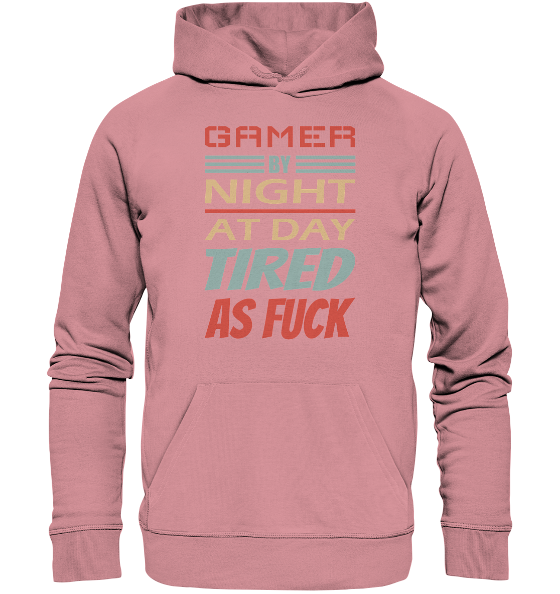 Trashball "Gamer by Night" - Organic Hoodie