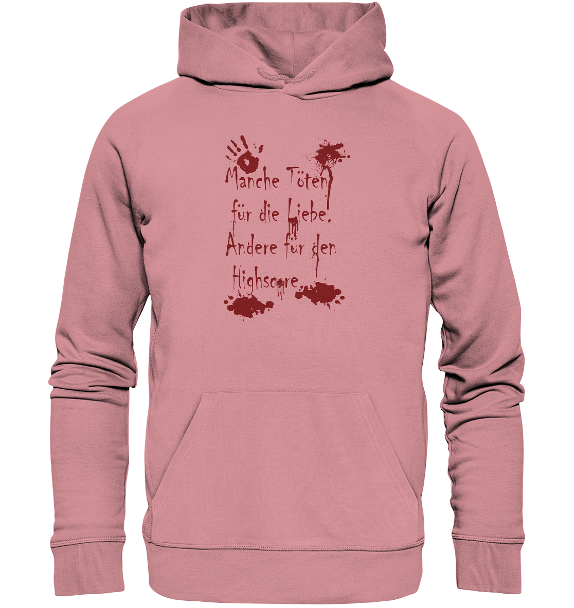 Trashball "Liebe vs. Highscore" - Organic Hoodie