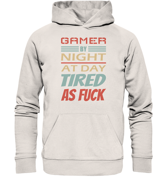 Trashball "Gamer by Night" - Organic Hoodie