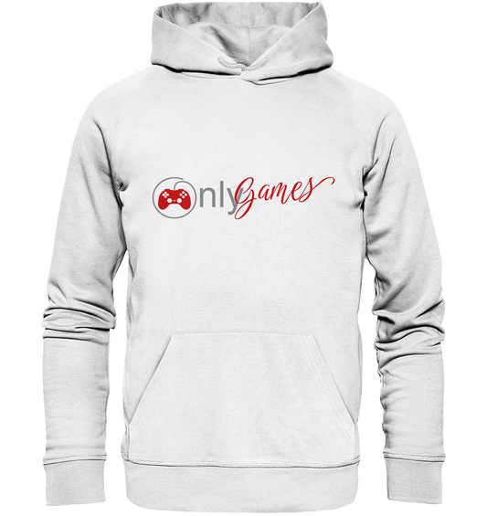 Trashball "Only Games" - Organic Hoodie