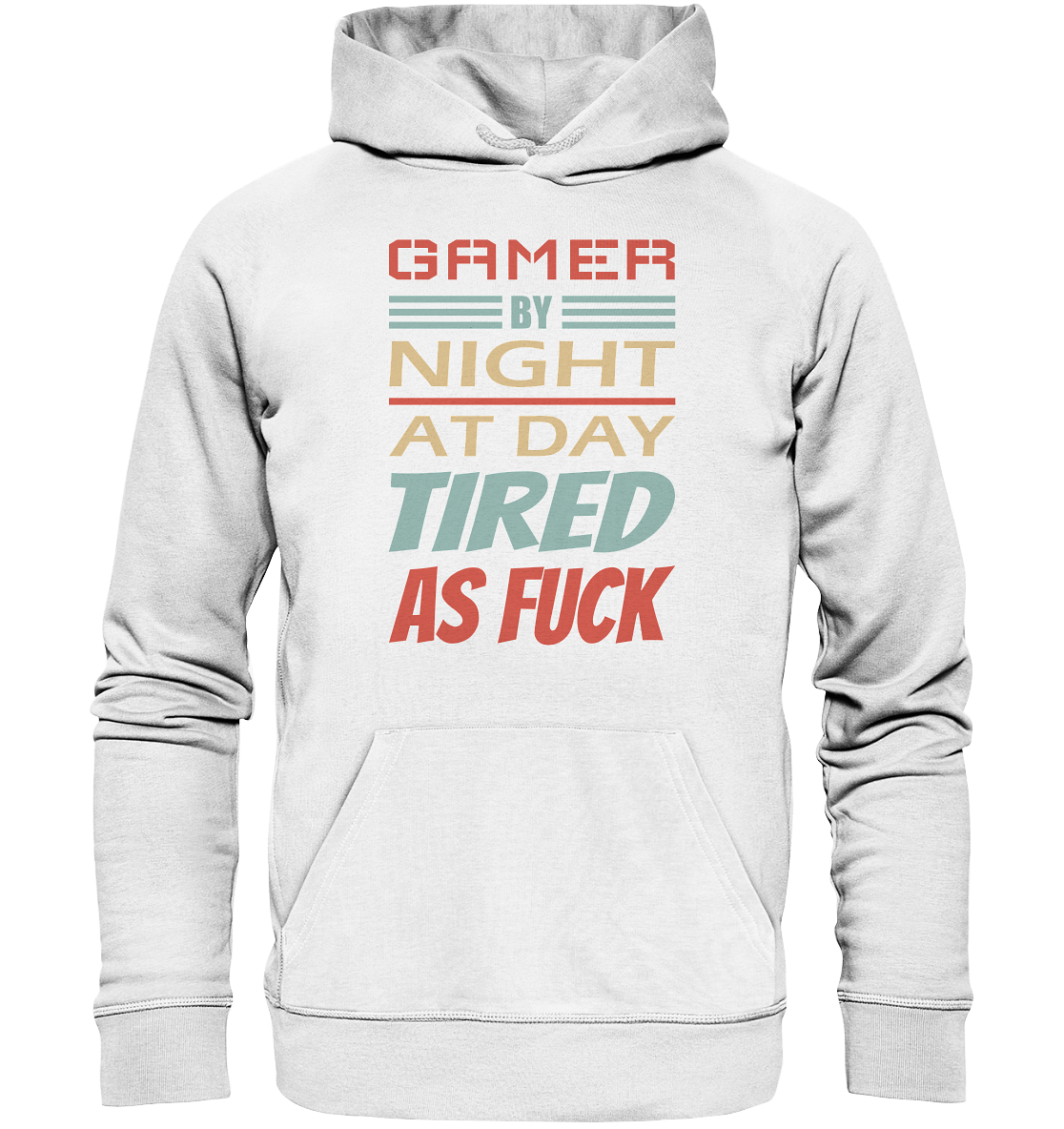 Trashball "Gamer by Night" - Organic Hoodie