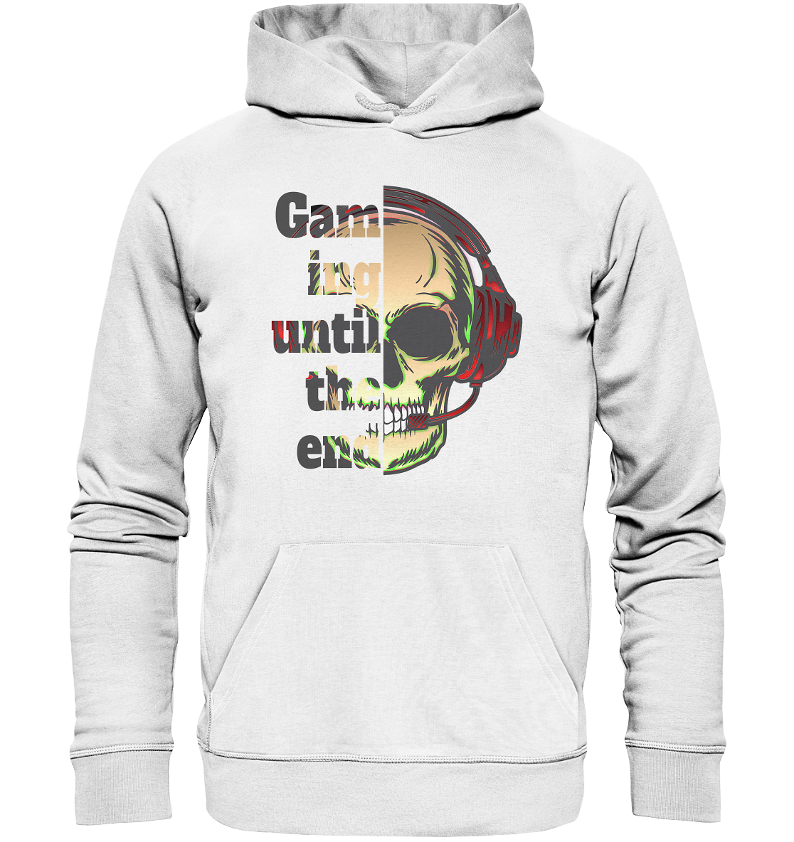 Trashball "Gaming until the end" - Organic Hoodie