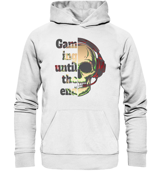 Trashball "Gaming until the end" - Organic Hoodie