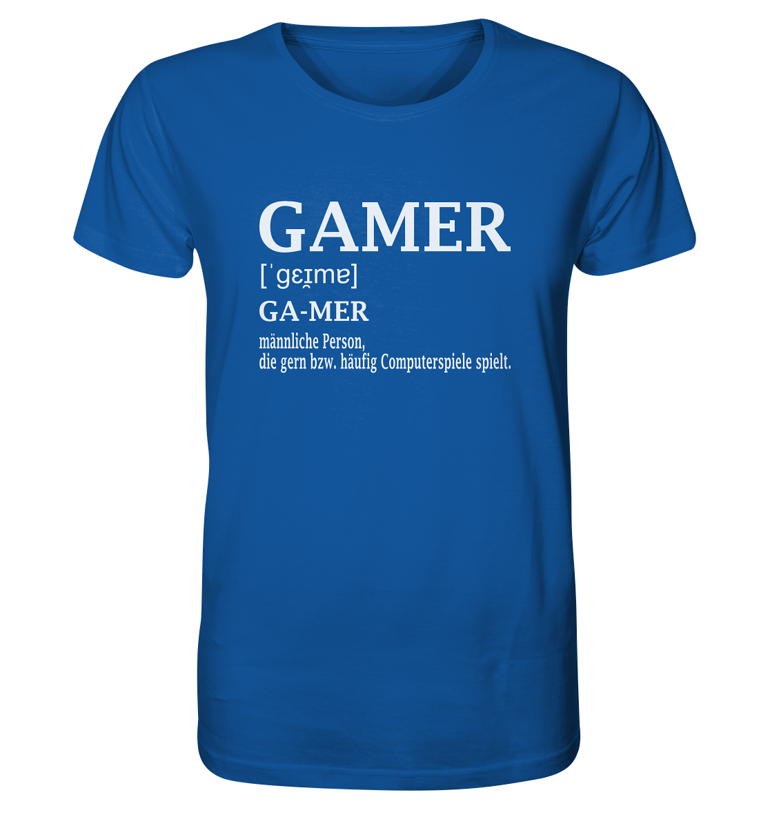 Trashball "Gamer Defintion" - Organic Shirt