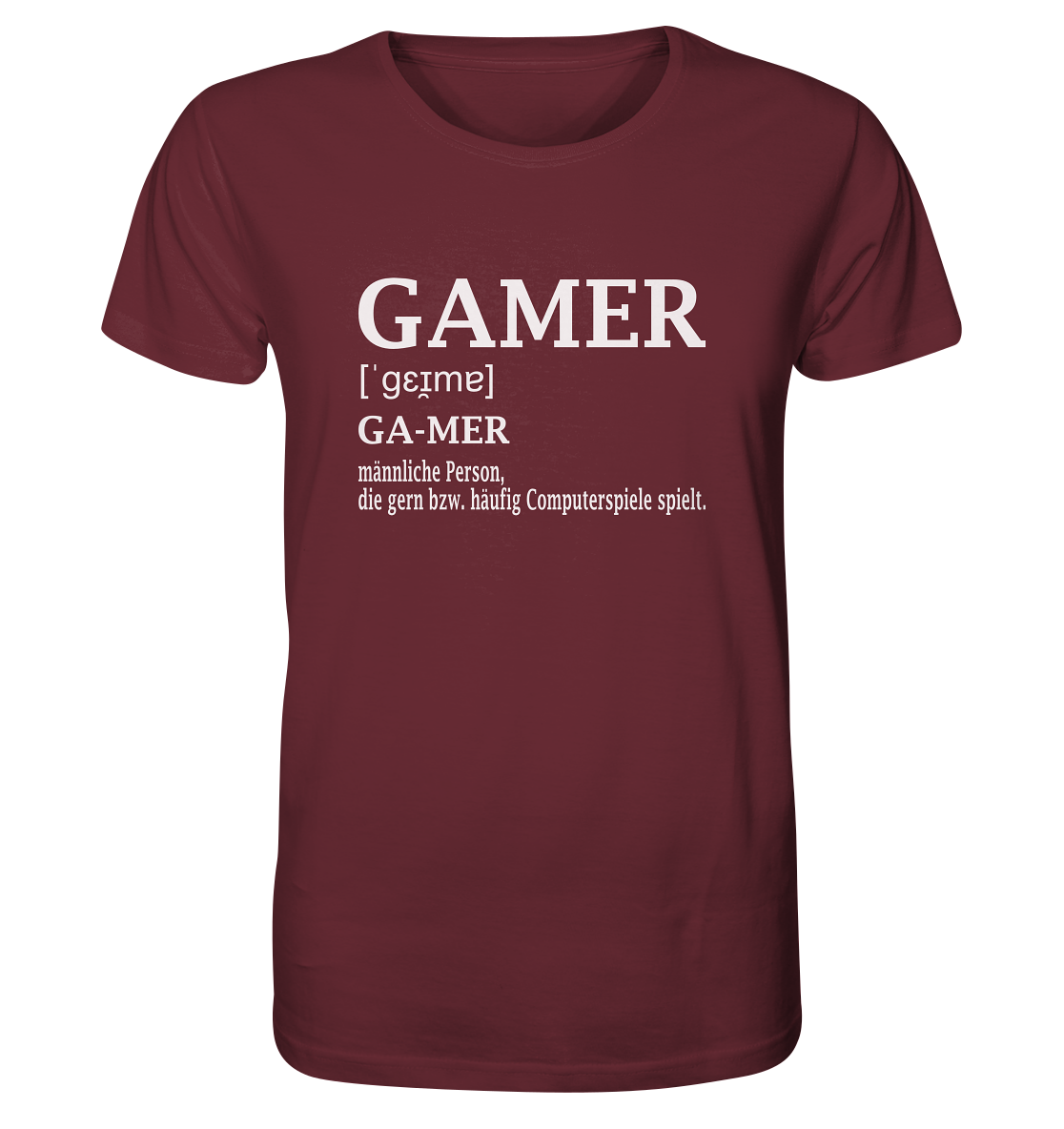 Trashball "Gamer Defintion" - Organic Shirt