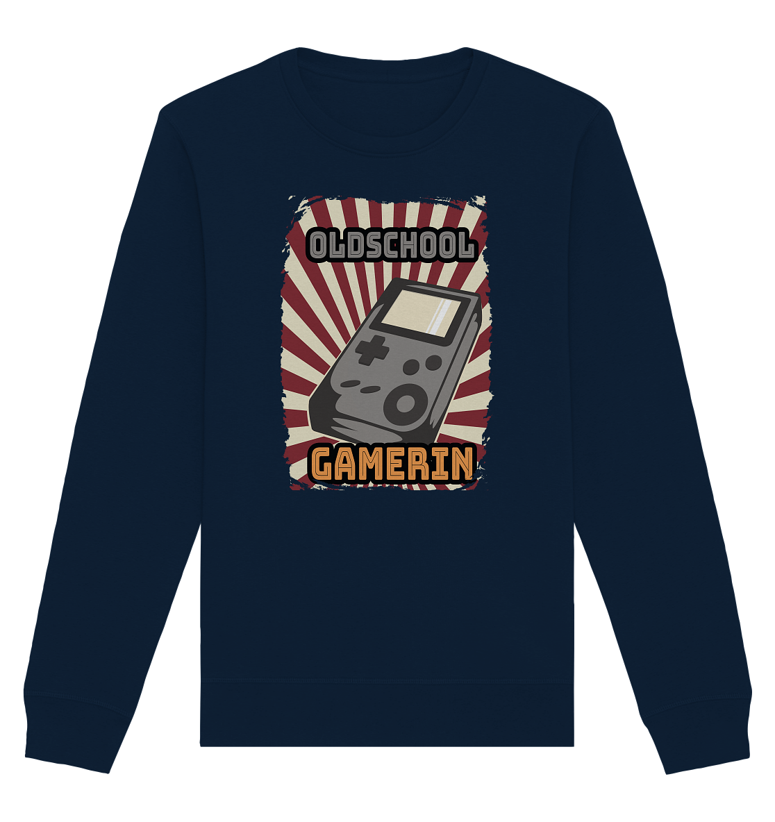 Trashball "Oldschool Gamerin" - Organic Basic Unisex Sweatshirt