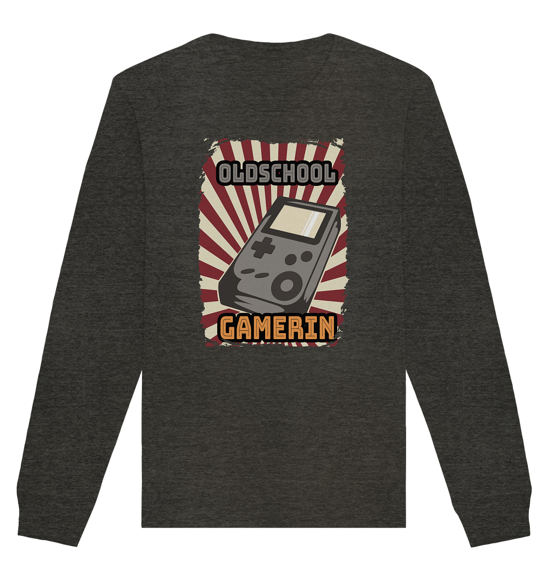 Trashball "Oldschool Gamerin" - Organic Basic Unisex Sweatshirt