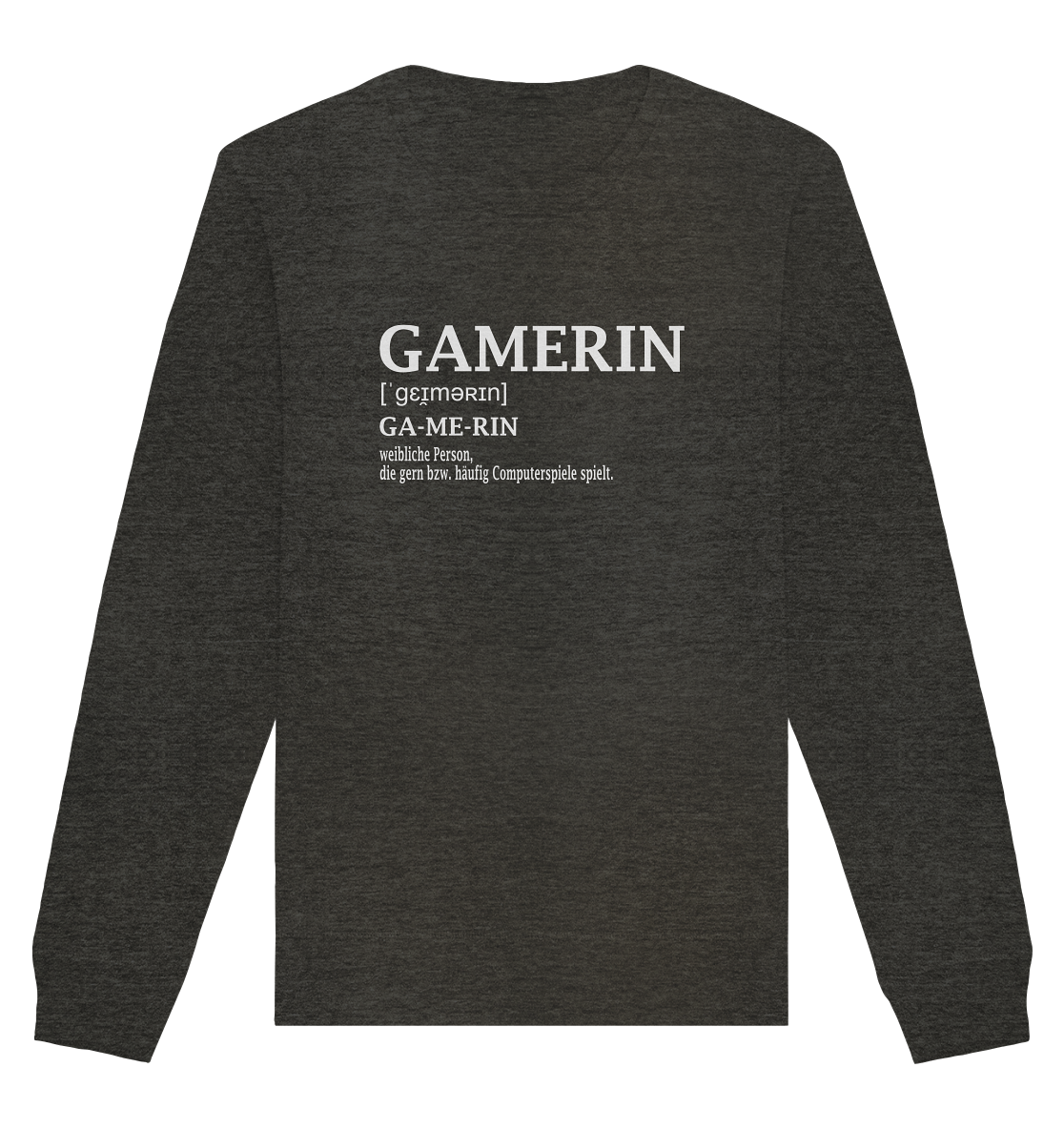 Trashball "Gamerin Defintion" - Organic Unisex Sweatshirt