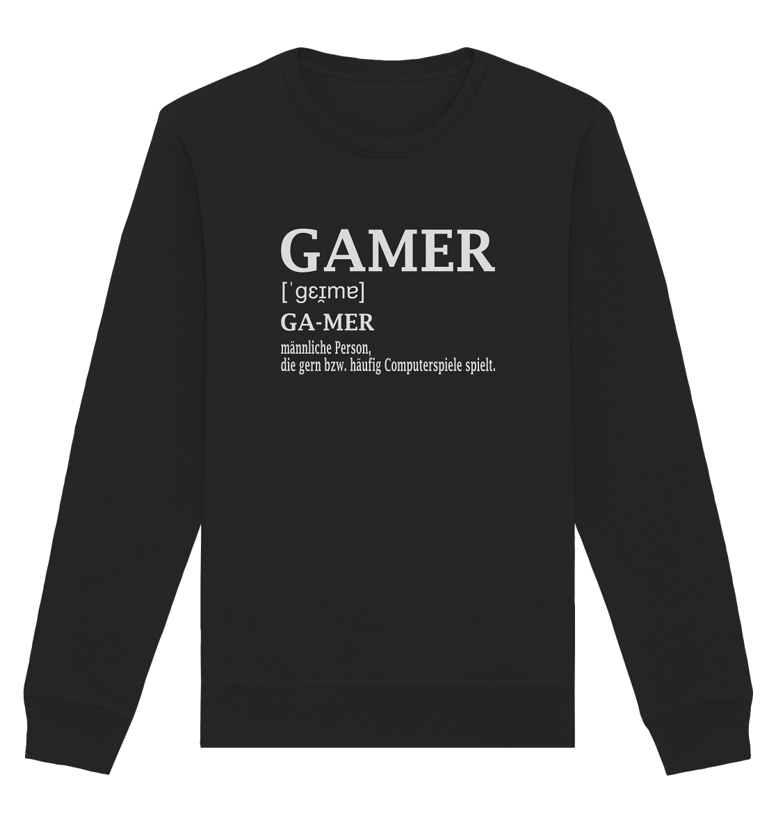 Trashball "Gamer Defintion" - Organic Unisex Sweatshirt