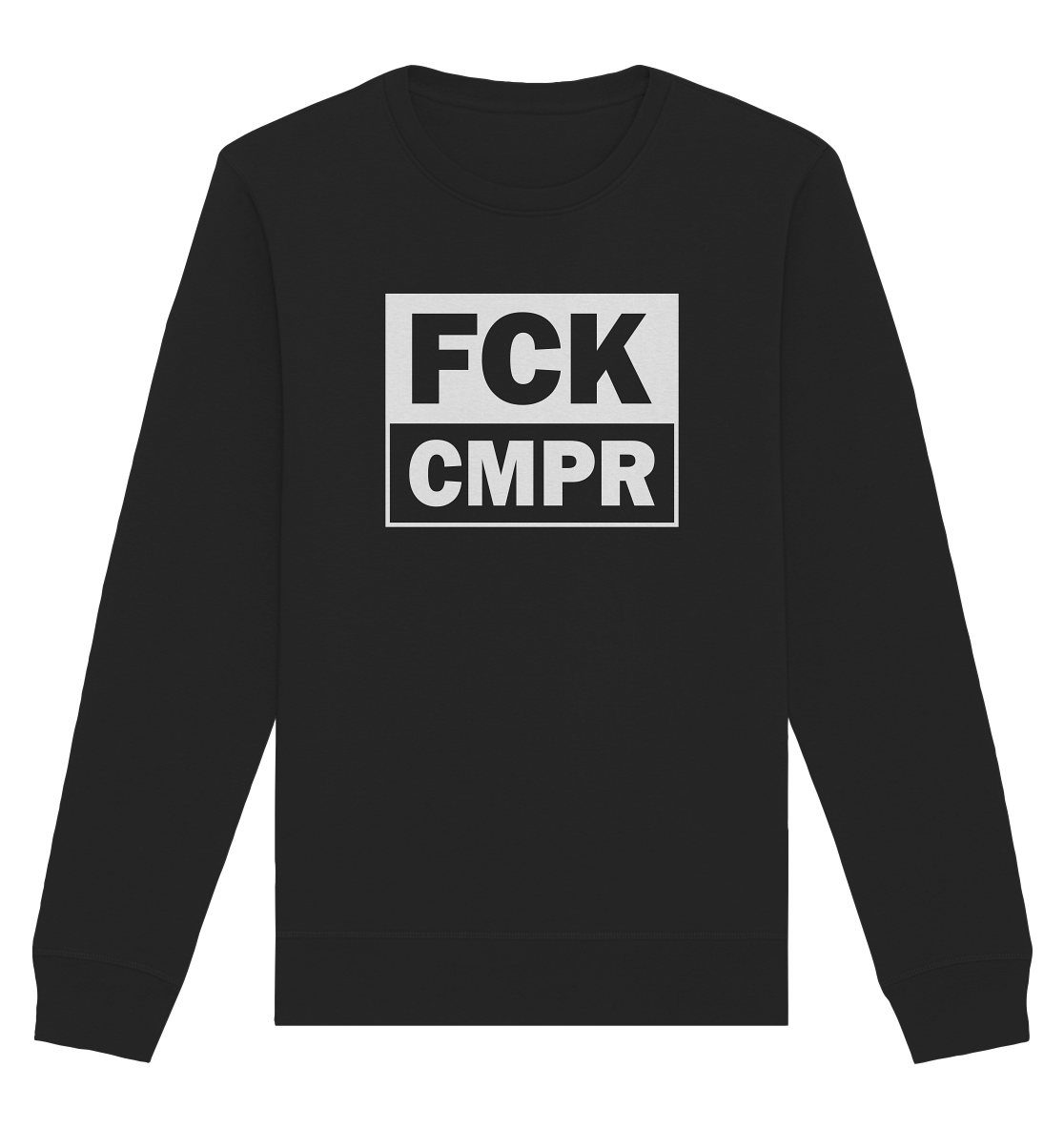 Trashball "FCKCMPR" - Organic Basic Unisex Sweatshirt