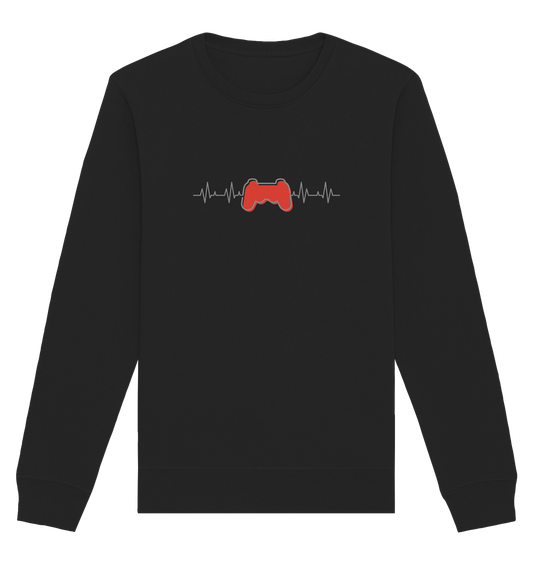 Trashball "Heartbeat" - Organic Unisex Sweatshirt