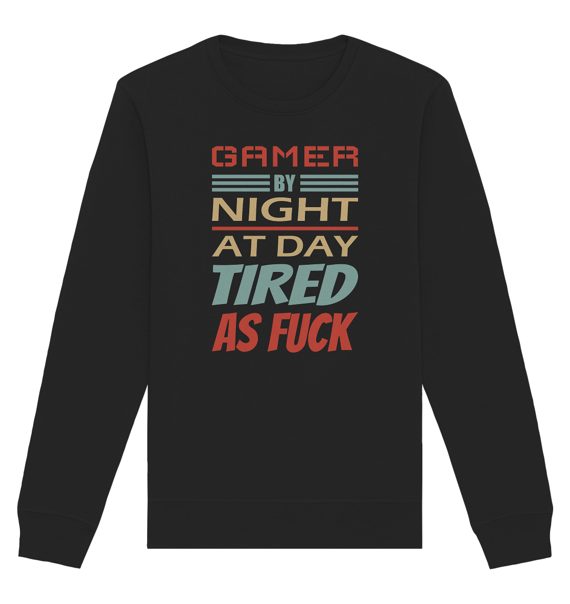 Trashball "Gamer by Night" - Organic Unisex Sweatshirt