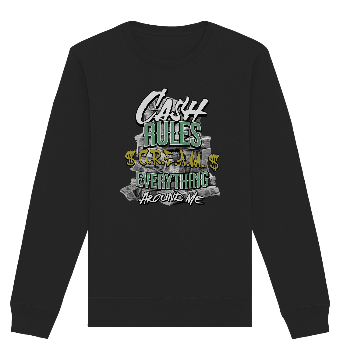 Trashball "C.R.E.A.M." - Organic Unisex Sweatshirt