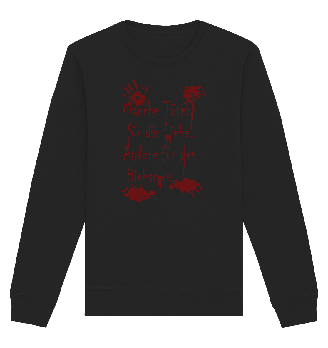 Trashball "Liebe vs. Highscore" - Organic Unisex Sweatshirt