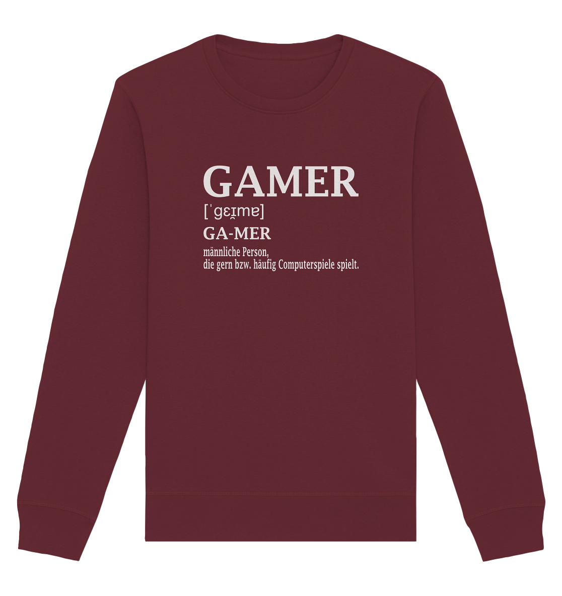 Trashball "Gamer Defintion" - Organic Unisex Sweatshirt