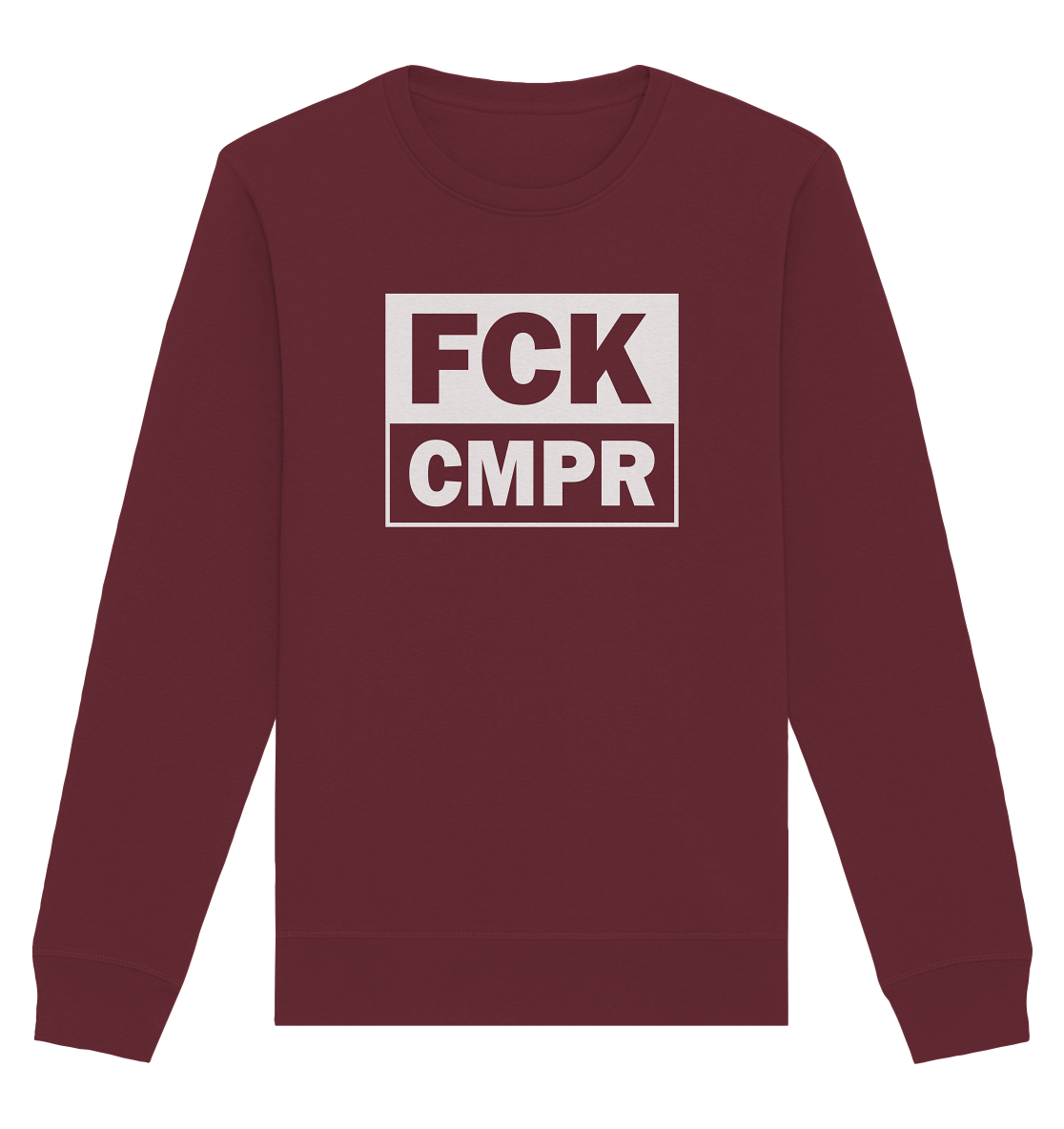 Trashball "FCKCMPR" - Organic Basic Unisex Sweatshirt