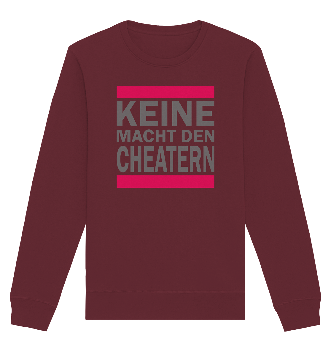 Trashball "Keine Macht den Cheatern" - Organic Unisex Sweatshirt