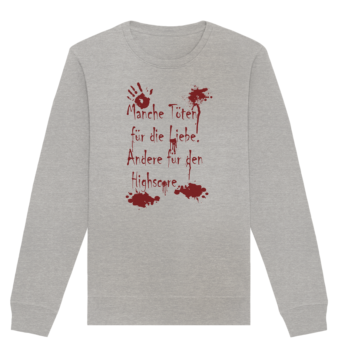 Trashball "Liebe vs. Highscore" - Organic Unisex Sweatshirt