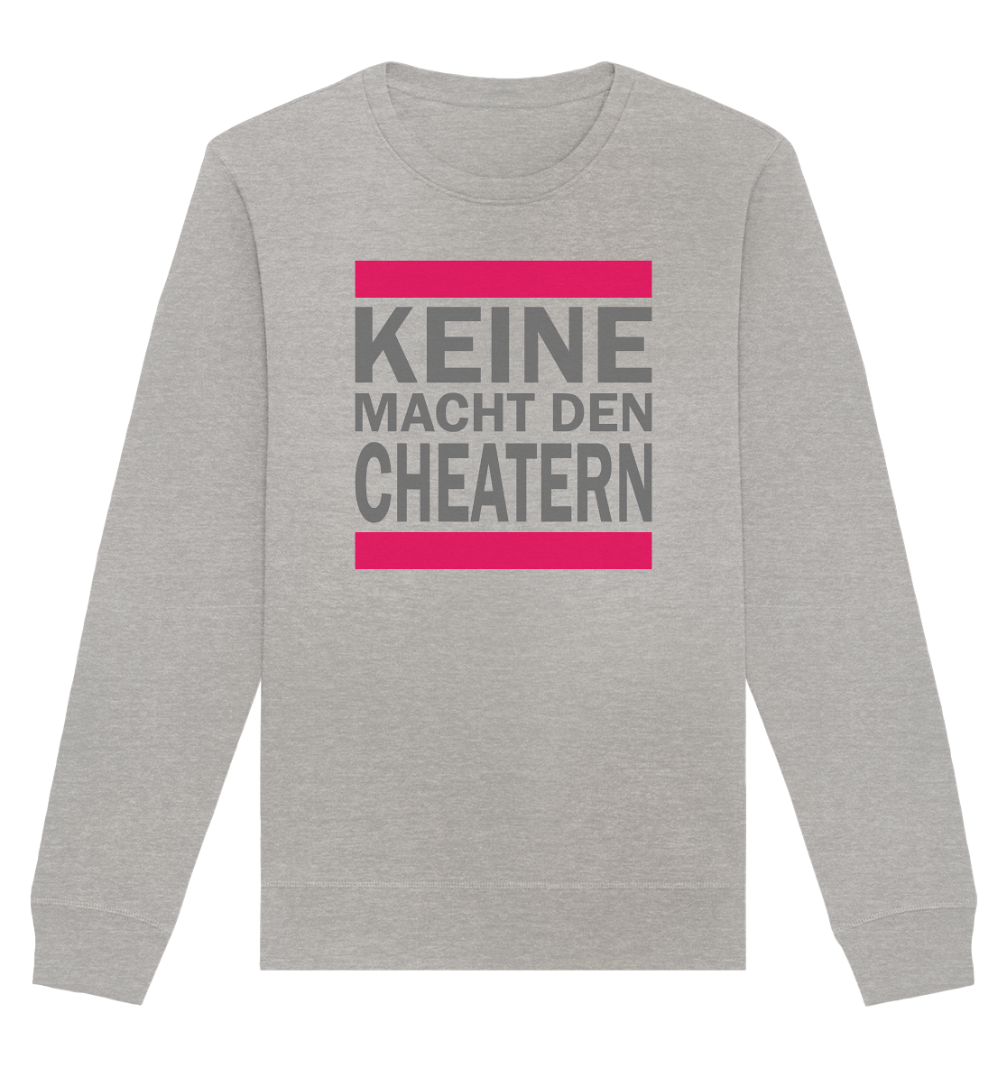 Trashball "Keine Macht den Cheatern" - Organic Unisex Sweatshirt