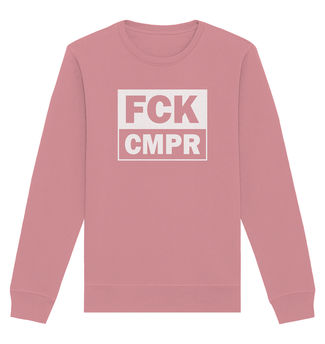 Trashball "FCKCMPR" - Organic Basic Unisex Sweatshirt