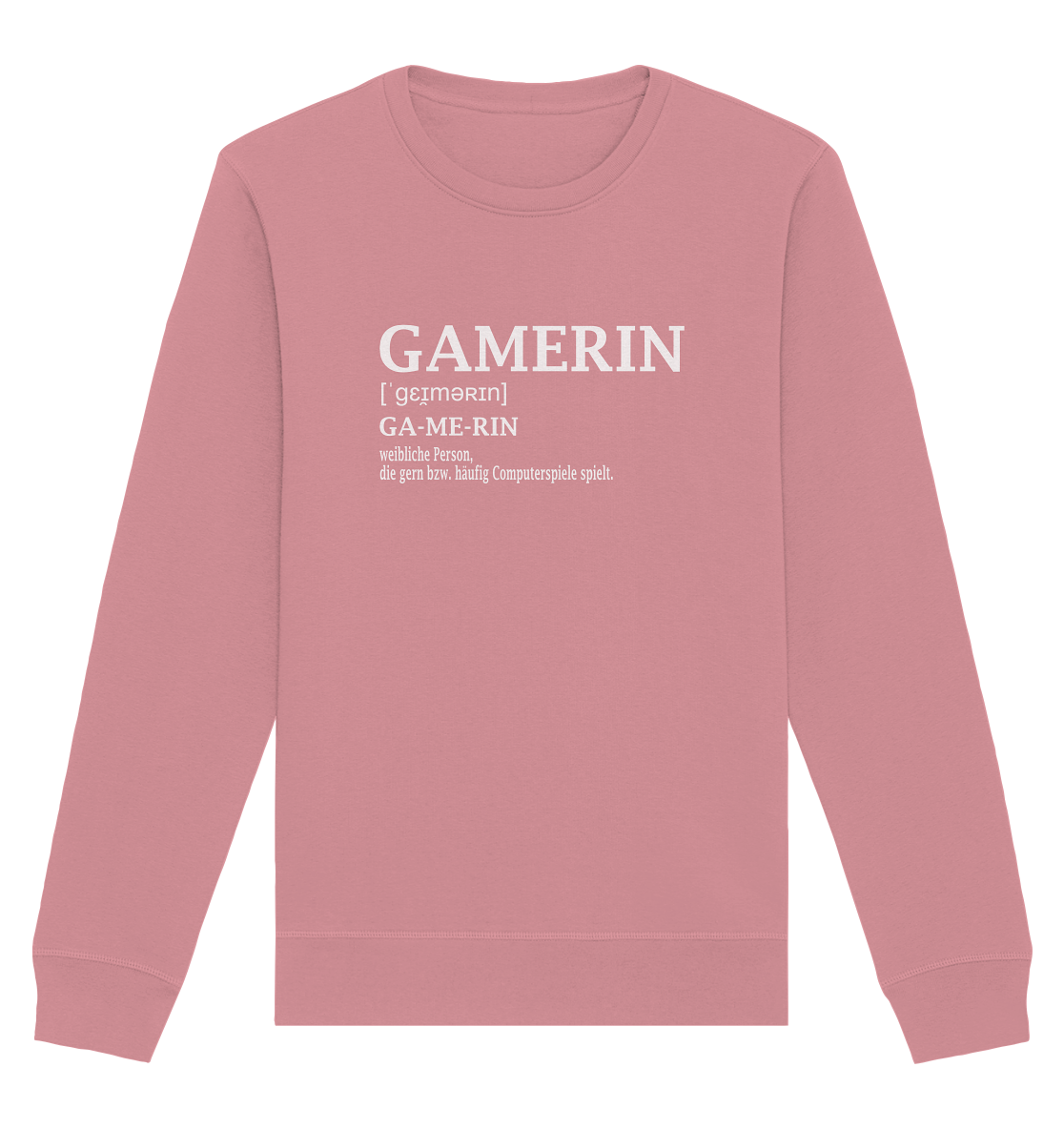 Trashball "Gamerin Defintion" - Organic Unisex Sweatshirt