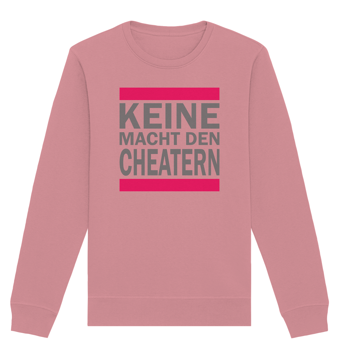 Trashball "Keine Macht den Cheatern" - Organic Unisex Sweatshirt