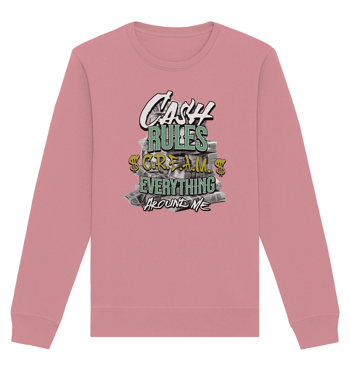 Trashball "C.R.E.A.M." - Organic Unisex Sweatshirt