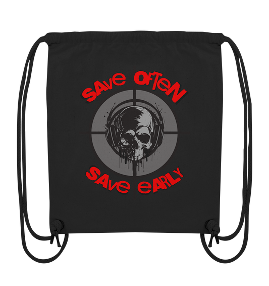 Trashball "Save Often" - Organic Gym-Bag