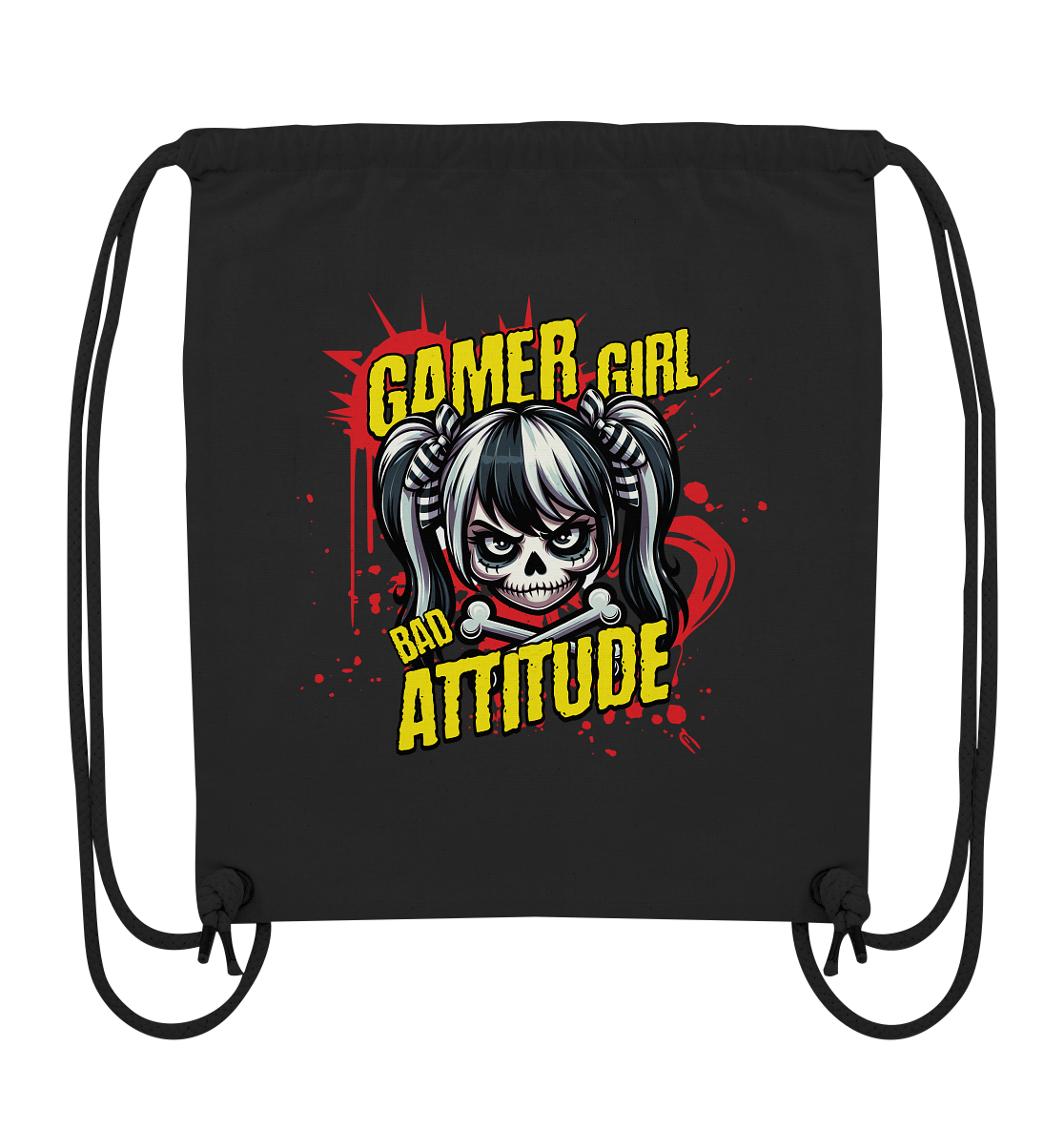 Trashball "Gamer Girl" - Organic Gym-Bag